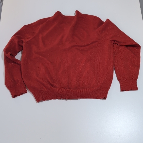 Croft & Barrow Women's Rich Red Cardigan Sweater 3X - Picture 5 of 5